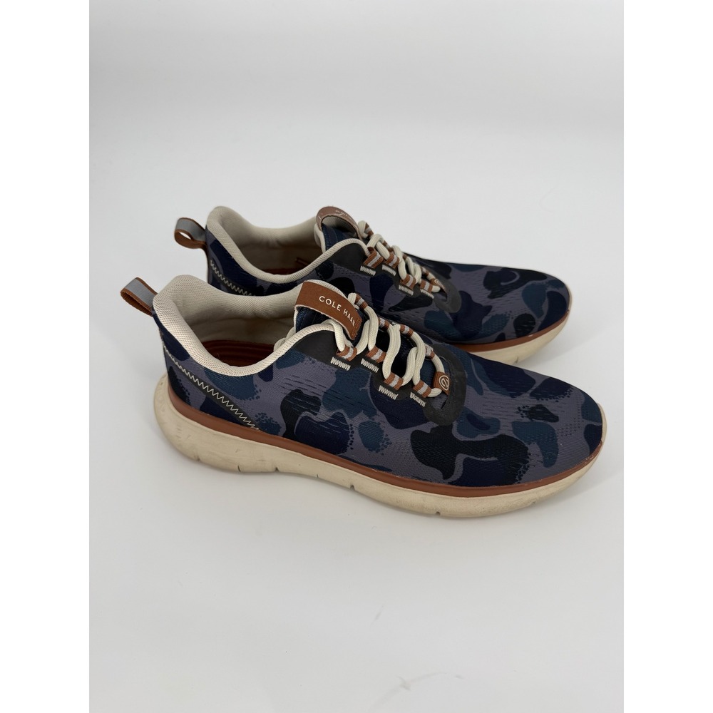 Cole Haan Zerogrand Journey Runner Mens Navy Blue Camo Mesh Sneakers Size 9.5 - Picture 7 of 16
